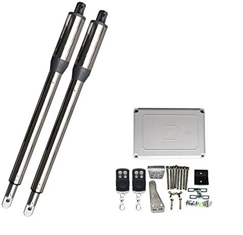 Apri della Porta del Garage, Azionamento automatico a doppia foglia di 300kg Attuatore azionamento con GSM. Apriporta elettrici for porta a pistone elettrico del telecomando(A)