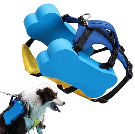 Rettungsweste für Katzen, verstellbar – Schwimmweste für Welpen | Rettungsweste für Haustiere, verstellbar mit reflektierendem Schwimmmantel, Rettungsgriff, Gile