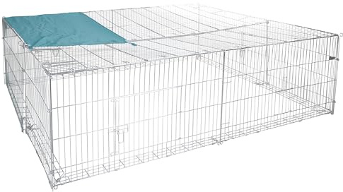 Kerbl Pet Erweiterungselement für 82825, 230 x 76 x 70 cm, verzinkt, langlebig