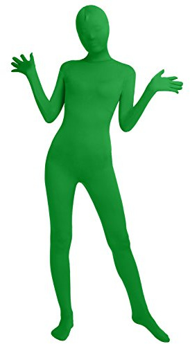 lucky baby store SHINNINGSTARBABY Damen-Kostüm, gut sitzend, Elastan, einteilig, Zentai-Kostüm, Bodysuit, grün, 48
