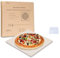 Waykea 30.5x30.5x1.5cm Pizza Stone for Toaster Oven | Square Cordierite Grilling Stone Bread Biscuit Baking Tool for Grill, Oven (12”x12”x0.6”)