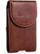 Hengwin Belt Waist Holsters, Phone Belt Pouch with Clip for Men for Samsung Galaxy S25 S24 S23 S22 S21 S20 Ultra S25+ Genuine Leather Phone Case, Hiking Smartphone Carrier Card Holder