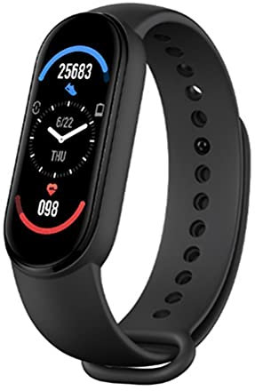 Fitness Tracker, Orologio Intelligente da Polso M6 Monitor della pressione sanguigna della frequenza cardiaca dell'inseguitore di Fitness Sport Bluetooth Smartband