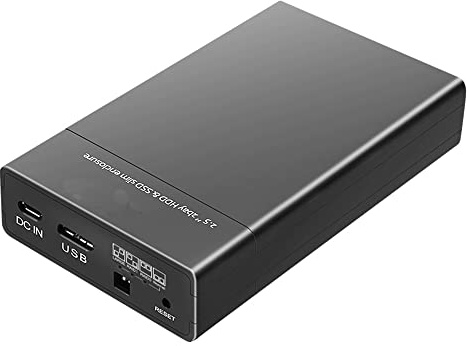 ISHEEP 2 Baies USB 3.0 Raid Boîtier Disque Dur, pour 2,5 SATA，Prend en Charge UASP jusqu'à 6 Gbit/s (K25682)