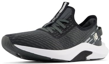 New Balance Women's Dynasoft Nergize Sport V2 Sneaker, Black/White/Team Cream, 8
