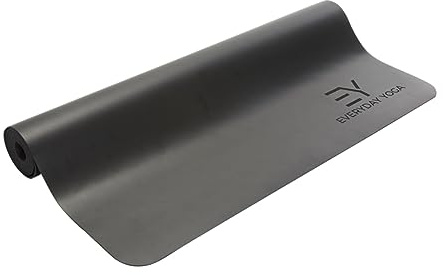 Everyday Yoga Grip Yoga Travel Mat 72 x 26 Inch 2mm - Yoga Gear, Non-Slip Design, Lightweight & Durable Support for Mindful Practice Anywhere - Black