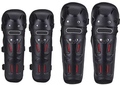 Ellenbogen-Knieschoner für Erwachsene, Motocross, Motorrad, Radfahren, Ellenbogen, Knieschützer, Schutzausrüstung für Motorrad, Ellenbogenschoner, Motorrad-Knieschoner, Mountainbike-Knieschützer, 4