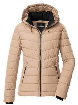 G.I.G.A. DX Donna Giacca trapuntata/funzionale in piuma d'oca con cappuccio senza zip GW 32 WMN QLTD JCKT, camel, 36, 43537-000