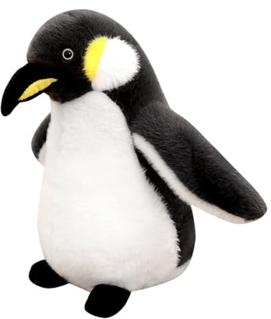 Generisch Pinguin Kuscheltier Aus Plüsch - 20 cm Große Plüschpinguin Puppe - Weiches Sammlerstofftier Deko für Wohnzimmer, Schlafzimmer und Sofa