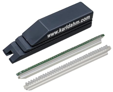 Karl Dahm Diamant-Fugenreiniger Fugentorpedo 3 mm – Fugen säubern ohne Chemie, mit Griff + Diamant-Scheifsteg + Fugenbürste – ideal gegen Schmutz, Kalk und Verfärbungen (16109)