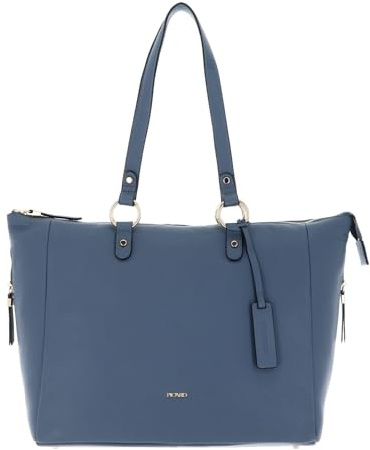 Picard Schultertasche mit Laptopfach Java Shopper Denim blaugrau