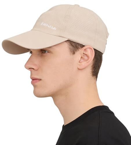 Bonjour sportmössor för män, Beige, one size