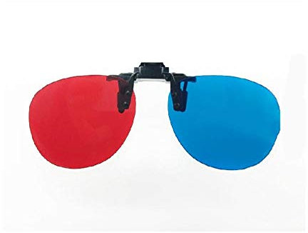 Gafas 3D Clip de Gafas Que entrenan a la miopía Gafas de visión estéreo estrabismo de visión Corta @ A2