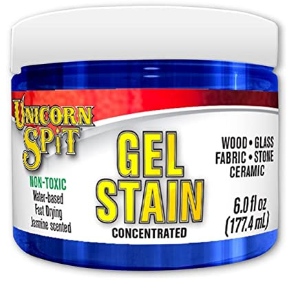 Unicorn Spit 5772008 6.0 fl oz. Concentrated Jasmine Scented Stain Gel, Blue Thunder