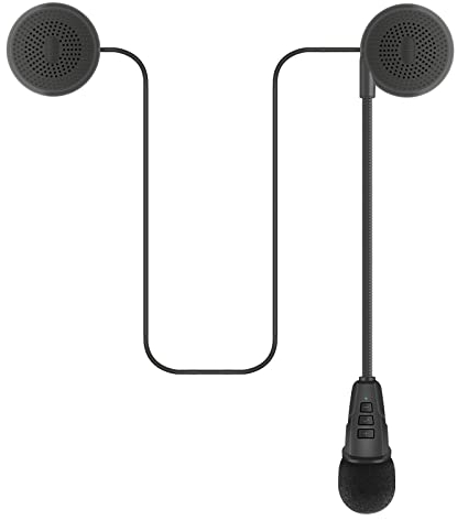 OBEST Interfono Moto Bluetooth Auricolare per Casco da Moto 5.0 Bluetooth 180mah Batteria al Litio BT Distanza 10-20m Supporto per Collegare due Dispositivi Mobili