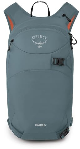 Osprey Glade Unisex Snow Backpack, 12L, Celestine Blue, O/S