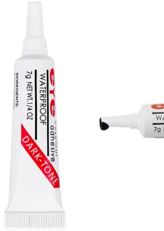 Fashion Base Eyelash Glue, Clear, Super Hold, Waterproof, 7g, Black