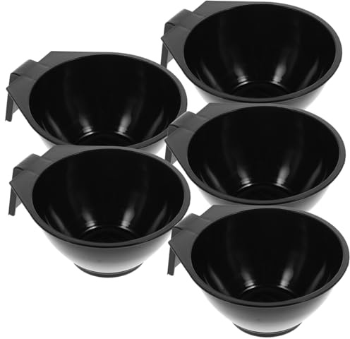 5 Piezas Tazón De Aceite Al Horno Tazón De Tinte De Cabello Profesional Cuencos De Tinte De Pelo De Bricolaje Kits De Tinte Para El Cabello En Casa Mezcla Pigmento Páginas