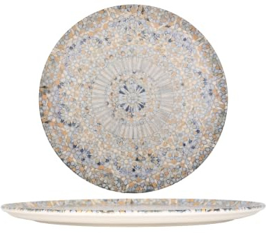 Bonna Pizza Teller - Luca Mosaic - Porzellan - 32 cm - 2er Set