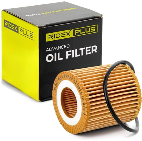 RIDEX PLUS Ölfilter Motorölfilter Filtereinsatz mit Dichtung 7O0264P Kompatibel mit FORD RANGER TKE Ranger Mk4 RA, VW Amarok II Pickup T1, NF, FORD USA Ranger Crew Cab Pickup, MAZDA