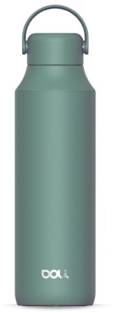 Doli Teeflasche Thermo 600ml Forest - mit Teesieb - Doppelwandiger Edelstahl - Auslaufsicher - für Heiße & Kalte Getränke - Absolut dicht - BPA-frei