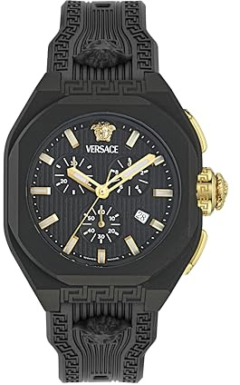 Versace Herren Chronograph Quarz Armbanduhr V Legend