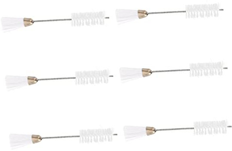 DIYEAH 6pcs Cleaning Brush for Sewing Machine Keyboard Slots Corner Dusting Tool Tiny Nylon Bristle Brush for Detail Cleaning