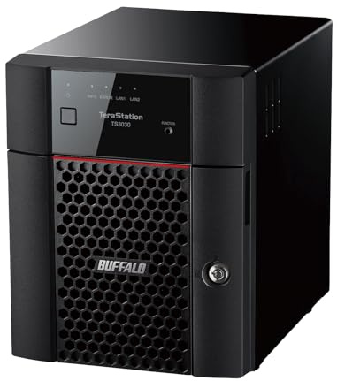BUFFALO TeraStation Essentials 2025 4-Bay Value Desktop NAS 24TB (4x6TB) with Hard Drives Included