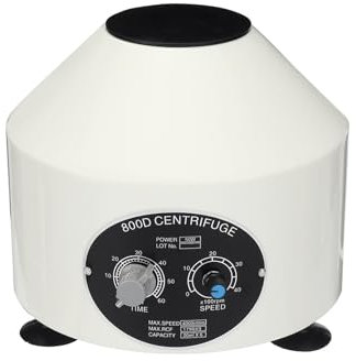 Centrifugeuse de Laboratoire, Centrifugeuse Électrique De Laboratoire, Machine De Pratique Médicale, Fournitures De Sérum Isolé Prp, 4000 Tr/min, 1685g, 6 Tubes De 15ml, 6 Pièces,pour l'école de labo