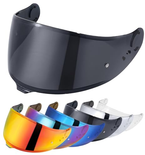 VCOROS Visiere Casque Moto pour GT Air 3 CNS-1C | Visière de Casque Moto Protection UV Visage Complet Pare-Brise Remplacement de Visière pour Casque Accessoires de Casque