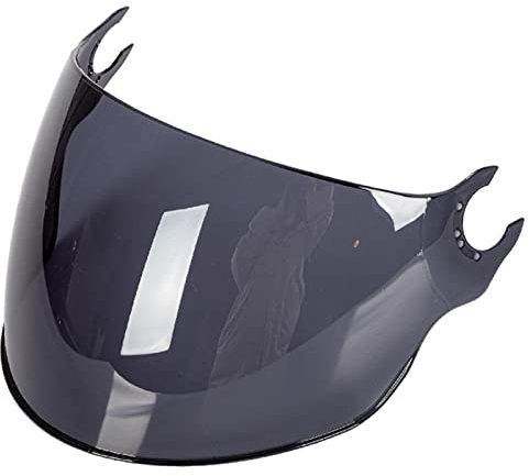 CasaNexa LS2 OF562 Helmet Visor Replacement Windscreen Lens Anti-Fog Anti-Scratch Chrome Silver Motorcycle Accessories- Gray
