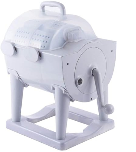 Lavatrice manuale portatile Essiccatore Compatto a manovella Controsoffitto per Appartamento Hotel Dorm Camping