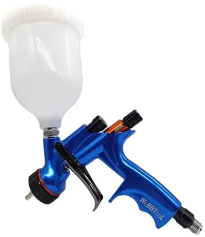 FJLKGDSP Pistola pulverizadora superior Boquilla de acero inoxidable 1,3 mm aire for pintura en aerosol for automóviles Barniz a base agua NVE
