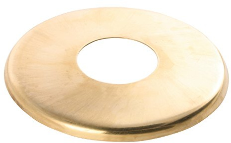 Sanitop-Wingenroth Hahnrosette | 22 mm oder Typ 1/2 '' | Außendurchmesser 61 mm | Höhe 5 mm | Wand-Rosette zur Abdeckung von unschönen Stellen | Abdeckrosette aus Messing poliert | 19209 5