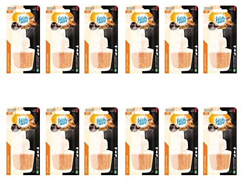 Fresh & More Nachfüllflakons für Duftstecker (12er Pack) Anti-Tabak & Orange, 19ml