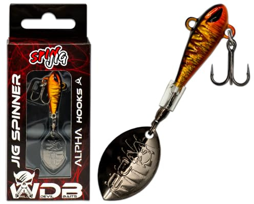 Wild Devil Baits Jig Spinner Spin Jig Bleikopfspinner Spoon