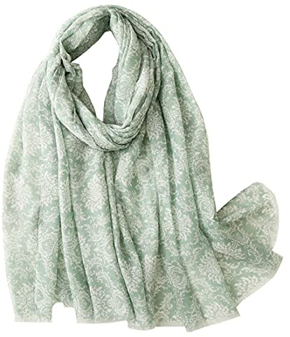 FAIRYGATE Schals & Tücher für Damen Schal Grün XXL Damenschals Leicht Halstuch Kopftuch Elegante Tuch Frauen Wickel Geschenke für Sie 81012