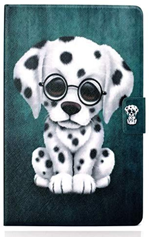 Bspring Cover Custodia Compatibile con Samsung Galaxy Tab A8 10.5 Pollici 2021 SM-X200 SM-X205 Tablet, Ultra Sottile Leggero Cover Protettiva Case per Galaxy Tab A8 10,5,Dalmati