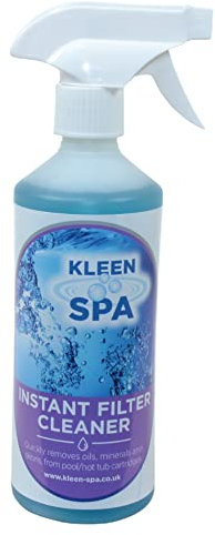 Kleen Spa Instant Filter Cleaner (Trigger Spray) for Hot Tubs, Swimming Pools & Filter Treatment