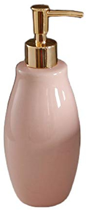 Dosificador de jabón Cerámica Mano Desinfectante Botella Color Sólido Cuarto Nórdico Baño Gel Ducha Desinfectante Detalle Desinfectante Destinador Destinador Destinador 450ml dispensador de jabón líqu
