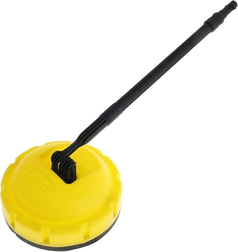 YUET Attacco Pulitore per Karcher, Detergente per Superfici, Rotante Spazzola, Accessori per Idropulitrici, Garage Muro Patio per Kärcher K2 K3 K4 K5 K6 K7, per Parkside, per Lavor