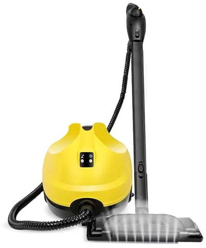 CAILION Pulitore a Vapore con Accessori, Mop Pulitore a Vapore per Impieghi Gravosi, Vaporizzatore Multiuso per La Pulizia, Vapore Continuo, per Mobili, Divano, Piastrelle e Auto