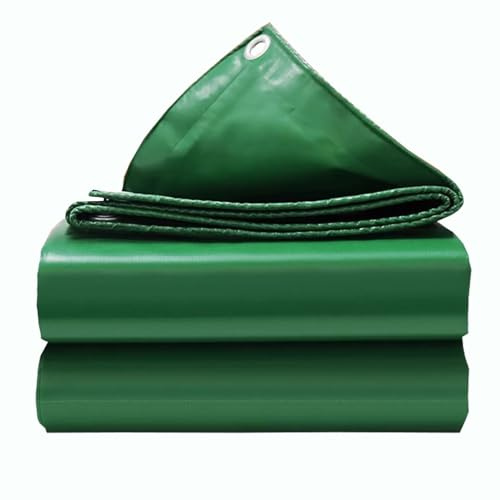 SRHIMEOS Toldo Impermeable Multiusos con Ojales 2x9m, Lona De Protección De Polietileno, 380 G/m² Lona Reforzada Universal, Cubierta para Muebles, Jardín, Piscina Y Coche