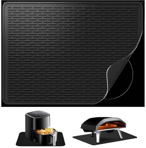 Placa Cubierta Para Vitrocerámica, Tapa Vitroceramica, Cubierta Impermeable Para Placa De Inducción, Tapa Vitroceramica, Feuerfeste Unterlage Para Küchenarbeitsplatten, Negro, 71 * 50 * 0,25 cm