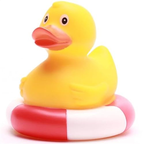 Badeente im Schwimmring I Quietscheente I Quietscheentchen