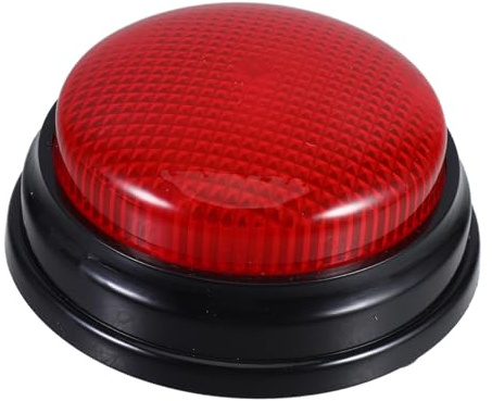 KOMBIUDA Pulsante di Risposta per Quiz Interattivi Buzzer in Classe per Ragazzo Ragazza Design Compatto per Giochi Educativi e Riunioni di Famiglia
