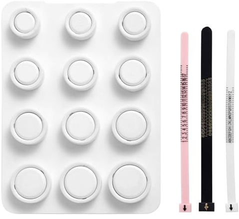Mikovivi For Oura Ring Gen 4 Sizing Kit, Silicone Finger Dimension Measurer Kit with Adjustable US EU & UK Ring Size Measuring adjuster Tools Accessories for Accurate Measurement sizer