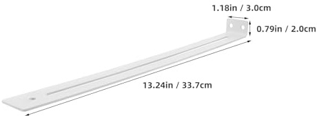 Kisangel Kit de 2 Soportes para Cajones de Cocina Soporte de Riel de Acero Resistente Piezas de Repuesto para Reparación de Cajón MDF y Madera Accesorio Funcional para Muebles de