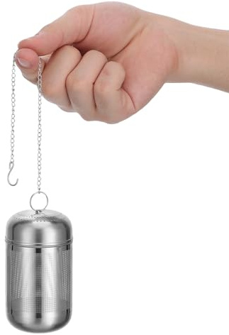 MAGICLULU Bola de Filtro de Especias de Acero Inoxidable Cadena Extendida para Cocinar Guisos y Preparar Infusiones, Colador Multifuncional para Cocina