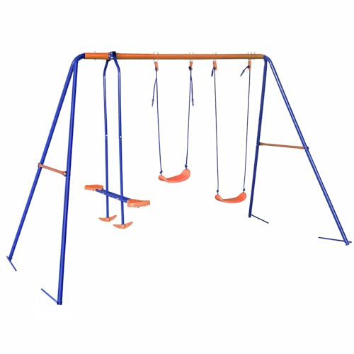 Homelikesport Columpio de Jardín Multifuncional, Columpio Infantil, Capacidad de Carga 200 kg, para Patio Trasero y Área de Juegos